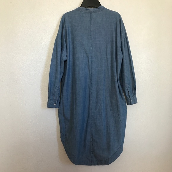 Zara Light Denim Oversized Dress - Picture 5 of 8